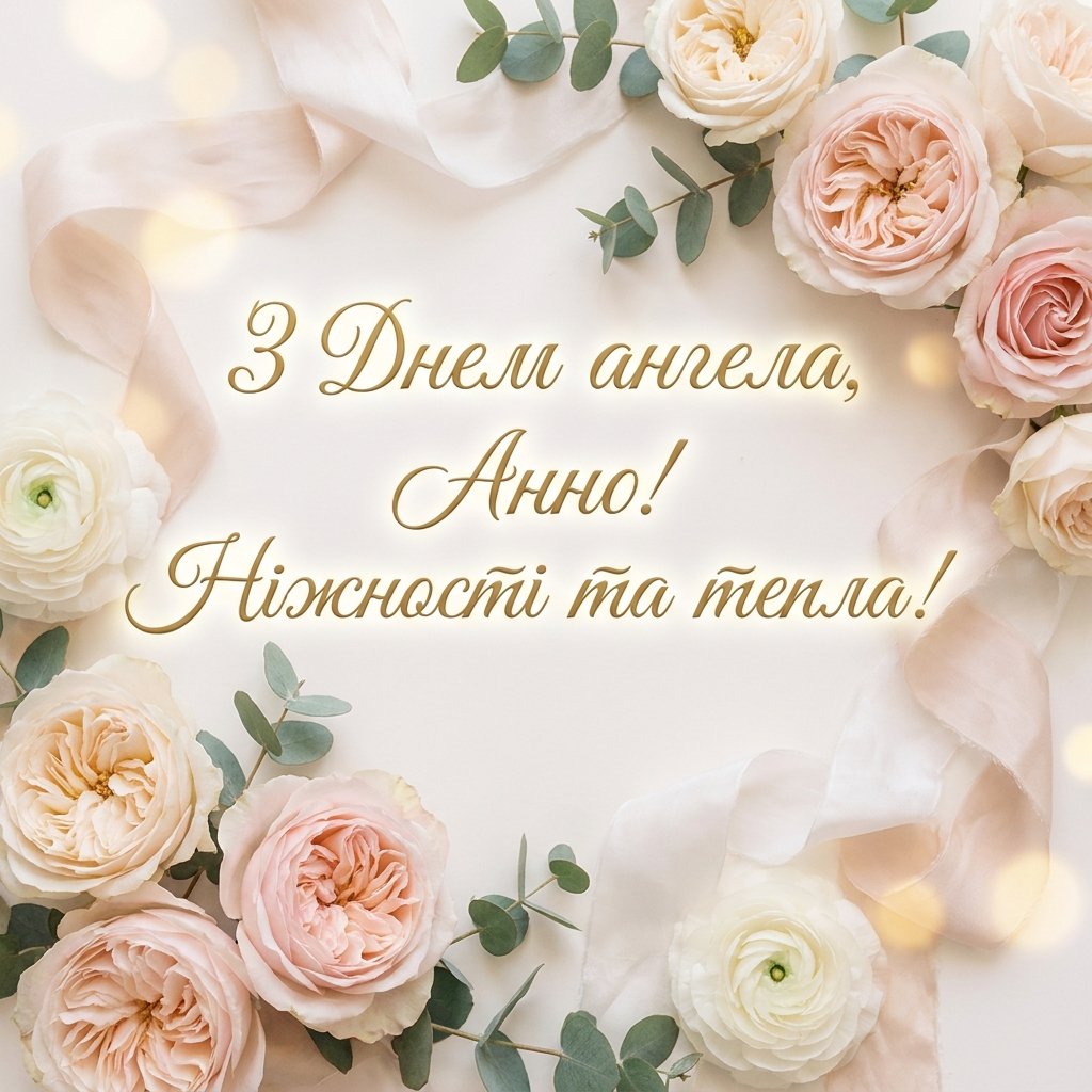 День ангела Анны: самые нежные открытки для именинницы