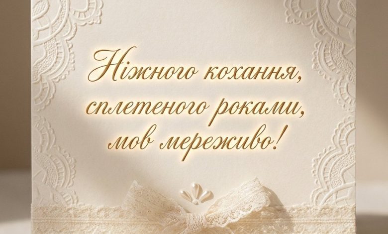 Кружевная свадьба (13 лет): поздравления, согревающие душу