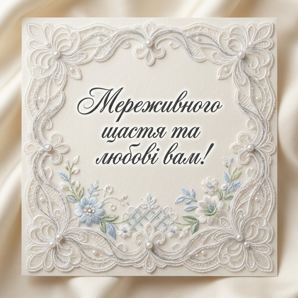 Мереживне весілля (13 років): привітання, що зігрівають душу