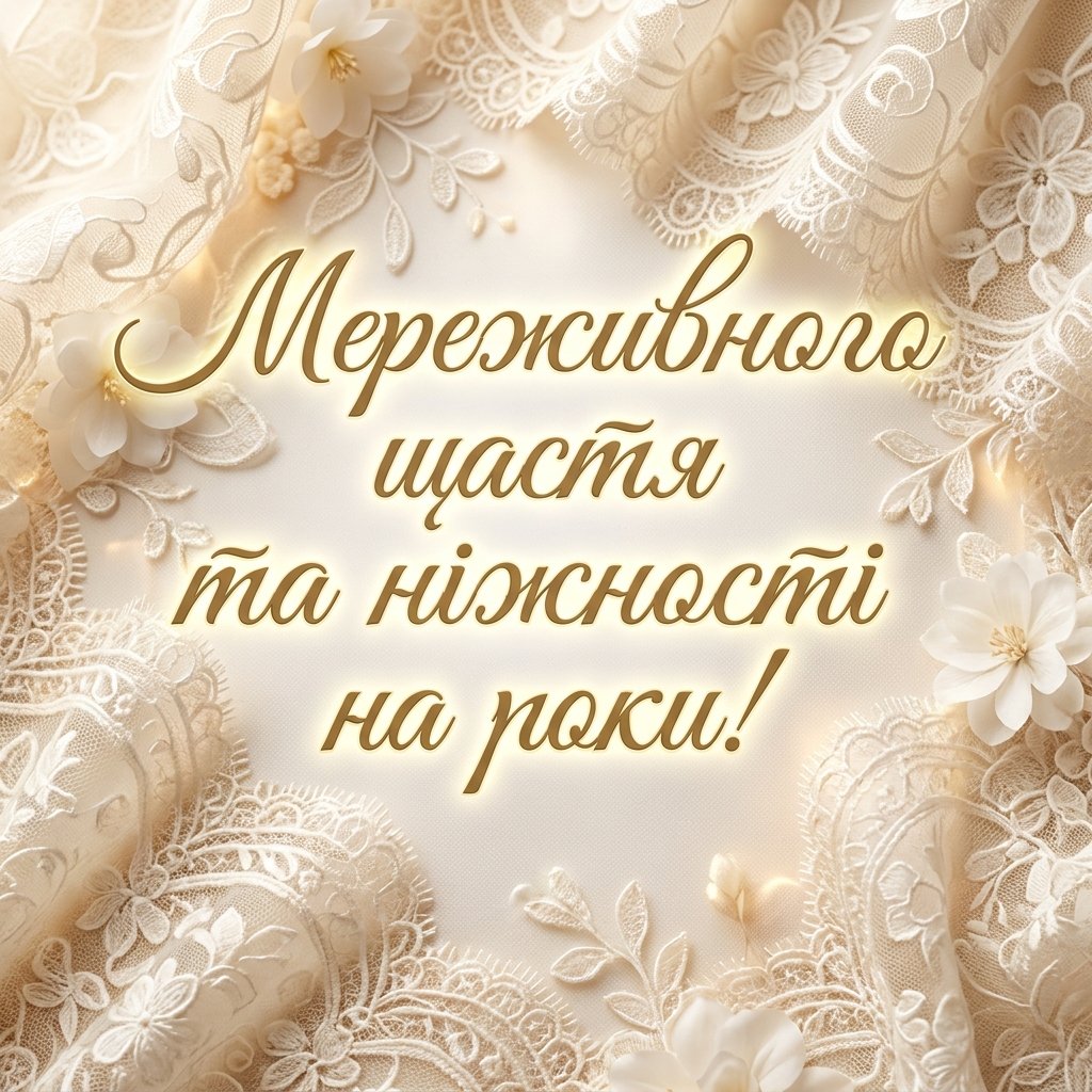 Мереживне весілля (13 років): привітання, що зігрівають душу