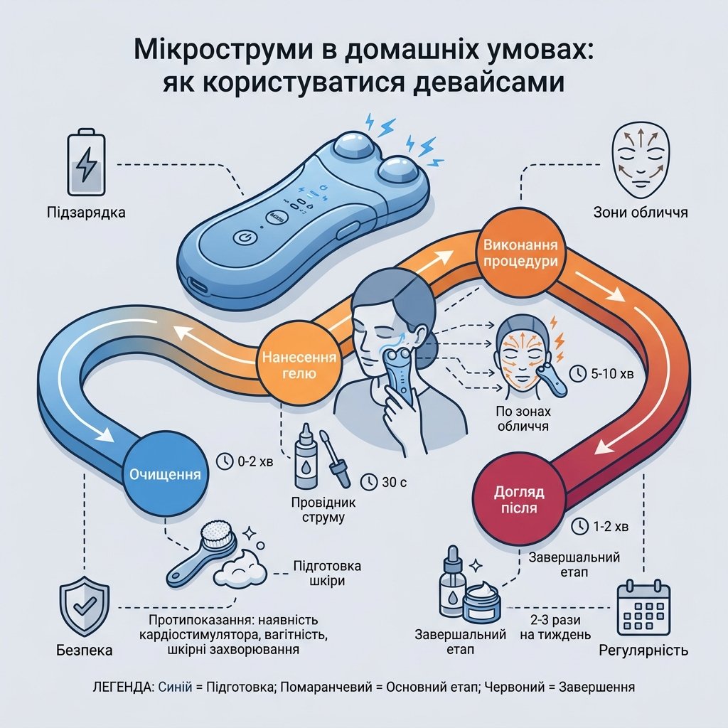 Мікроструми в домашніх умовах: як користуватися девайсами