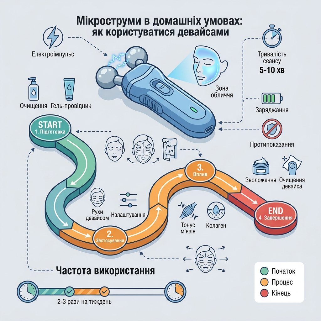 Мікроструми в домашніх умовах: як користуватися девайсами