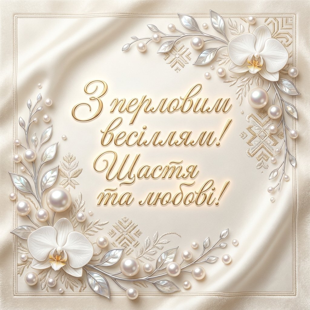 Жемчужная свадьба (30 лет): торжественные поздравления для родителей