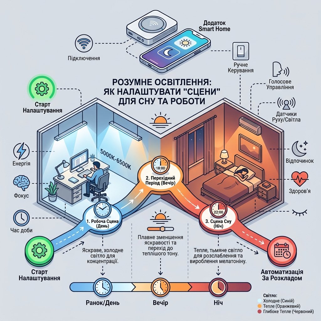 Розумне освітлення: як налаштувати 