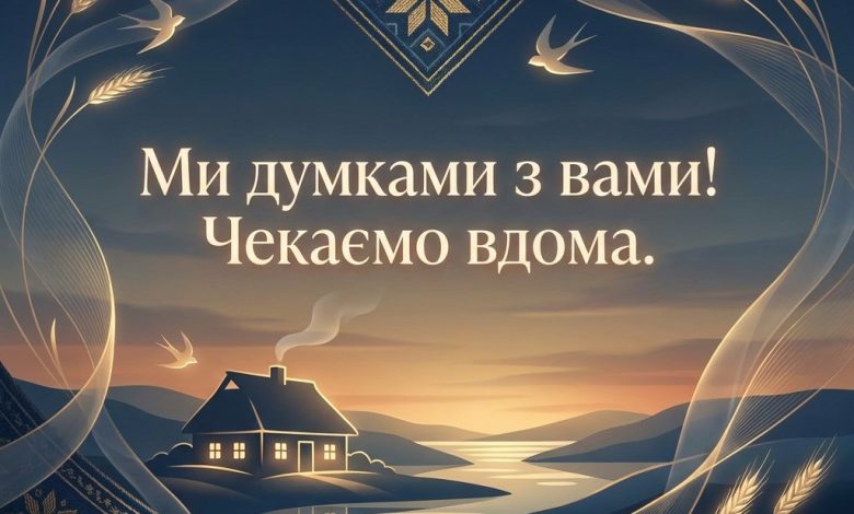 Слова підтримки та вітання для тих, хто зараз за кордоном