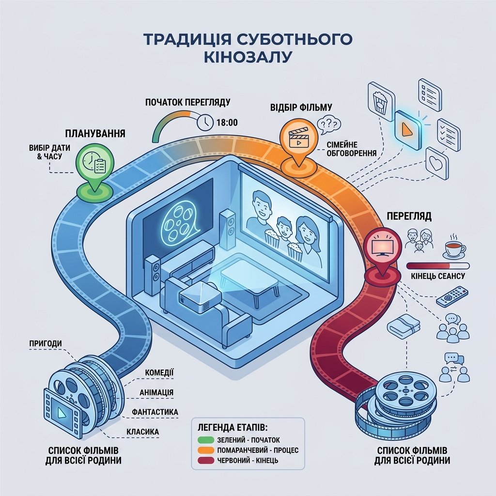 Традиція суботнього кінозалу: список фільмів для всієї родини
