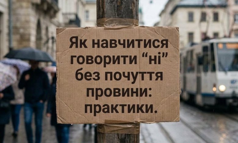 Як навчитися говорити "ні" без почуття провини: практики