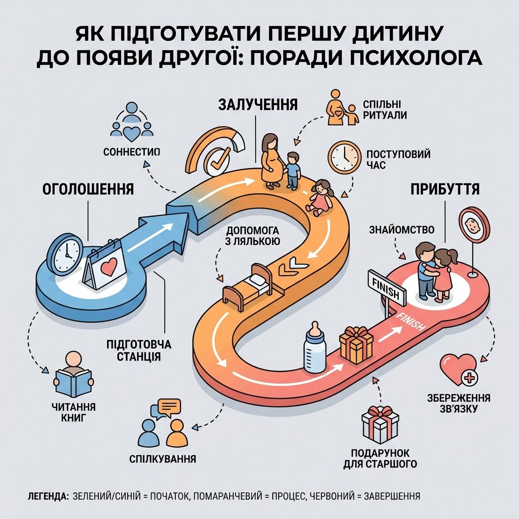 Як підготувати першу дитину до появи другої: поради психолога