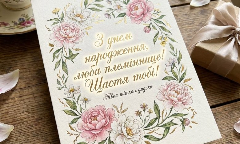 Як привітати племінницю з днем народження: від тітки та дядька