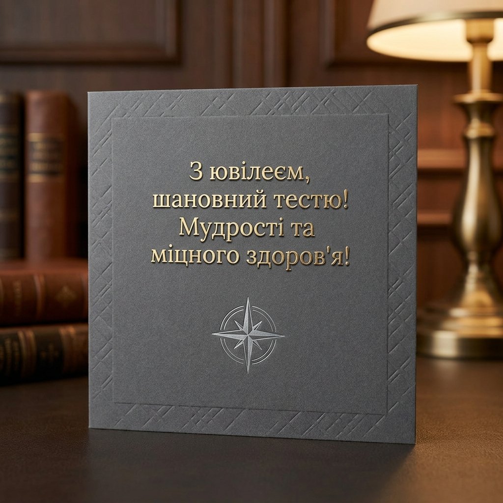 Як привітати тестя з ювілеєм: чоловічі та стримані побажання