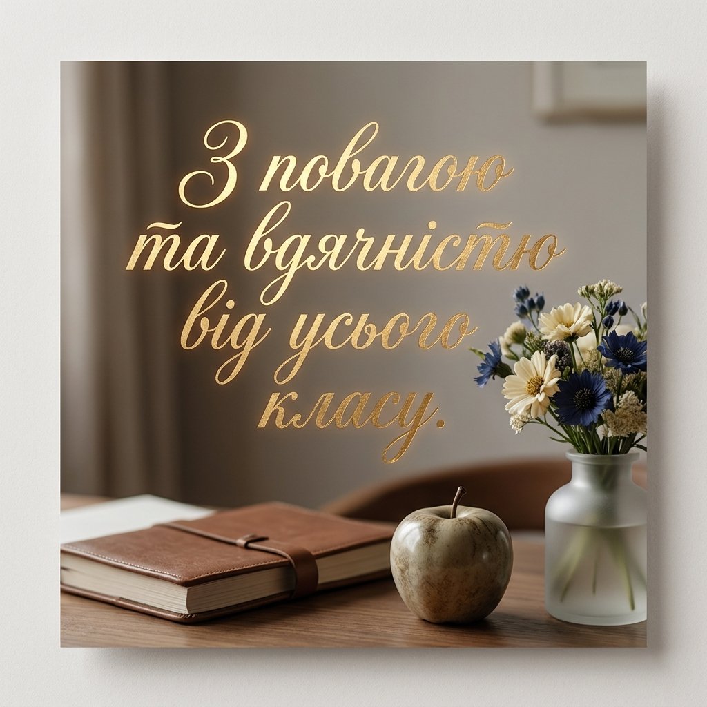 Как поздравить учителя от всего класса: благодарность и уважение