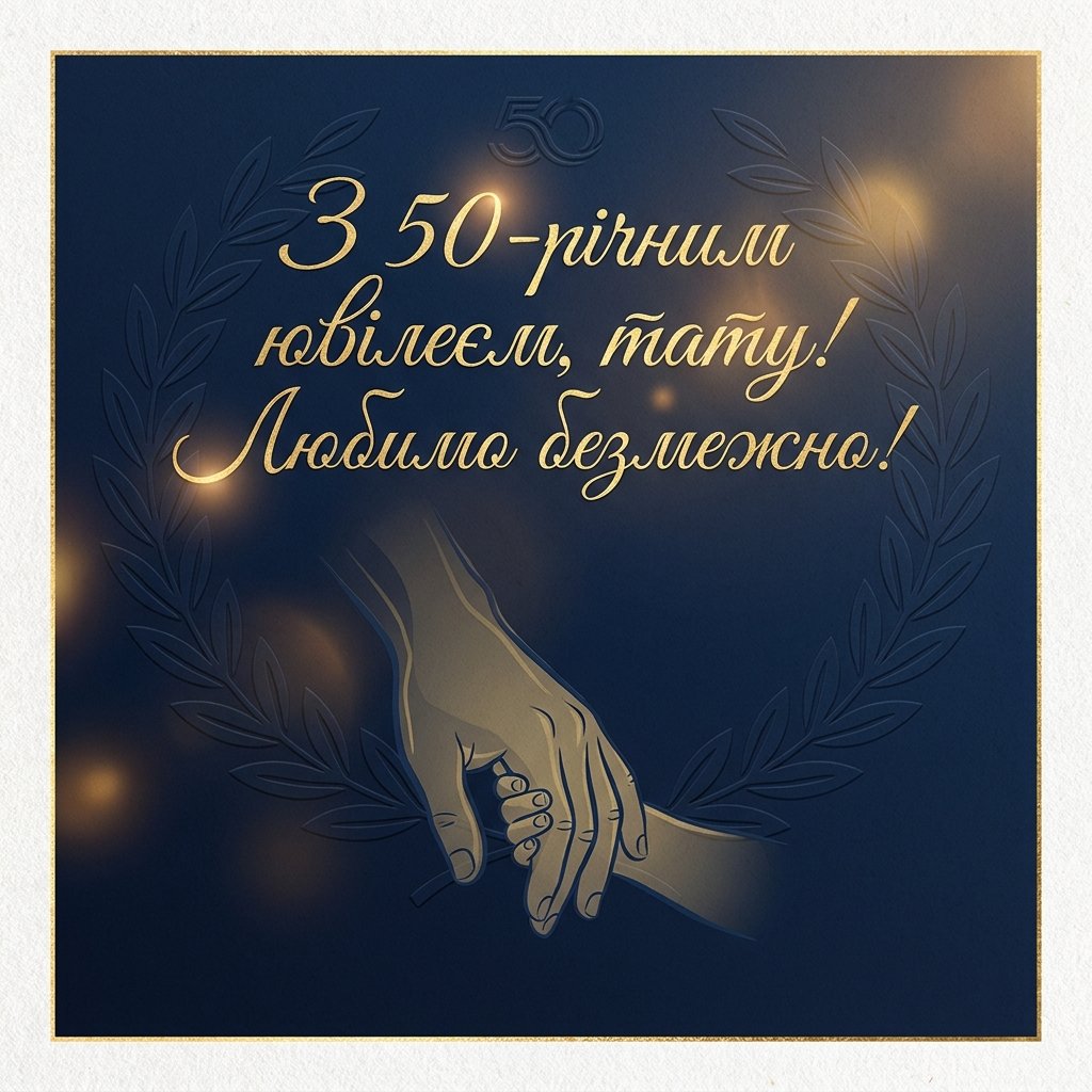 Юбилей 50 лет папе: лучшие слова от сына и дочери: лучшие слова от сына и дочери