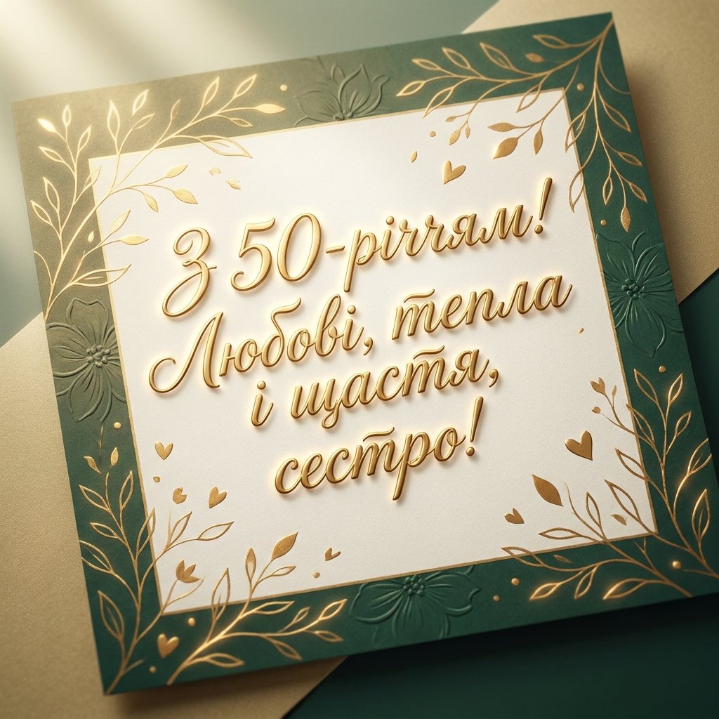Золотой юбилей женщины: поздравления с 50-летием сестре: поздравления с 50-летием сестре